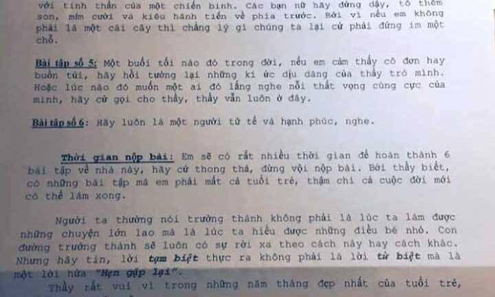 Bài tập về nhà môn Ngữ văn làm 'cả đời mới xong' khiến nhiều người suy ngẫm