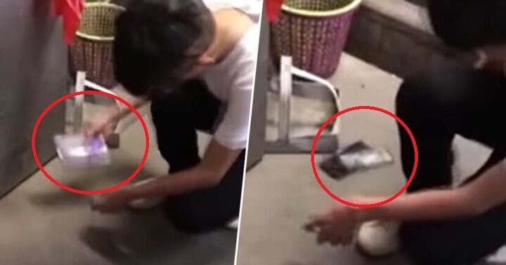 Clip: Vi phạm nội quy, nam sinh bị phạt tự đập nát điện thoại trước lớp