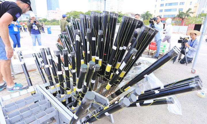 Chiêm ngưỡng trận địa pháo hoa đêm khai mạc Lễ hội pháo hoa quốc tế Đà Nẵng 2019