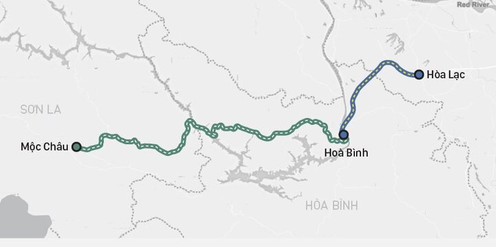 Cao tốc Hòa Bình - Mộc Châu 22.000 tỷ đồng sẽ kết nối với Hà Nội