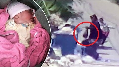 Mẹ nhẫn tâm tự tay vứt con mới sinh vào bãi rác dưới trời nắng nóng