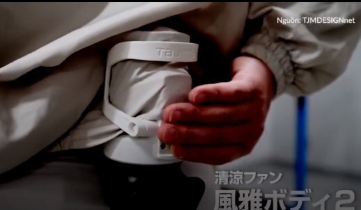 Video: Người Nhật phát minh 'điều hòa di động' chống nóng mọi nơi