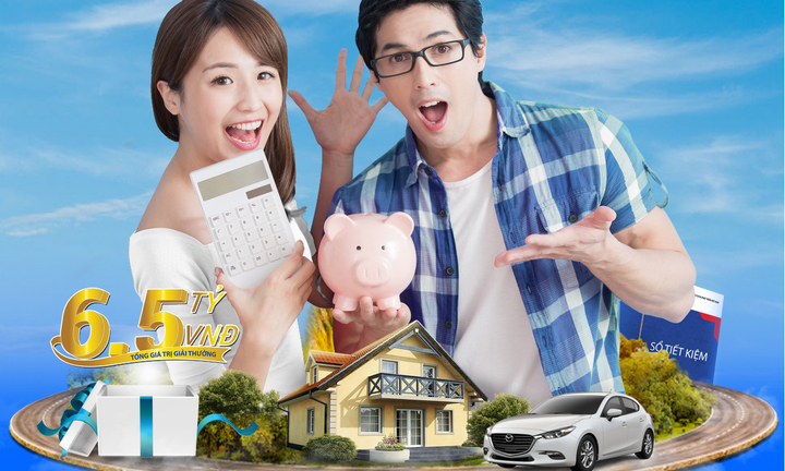 6,5 tỷ đồng ưu đãi cho khách hàng mới gửi tiền tiết kiệm