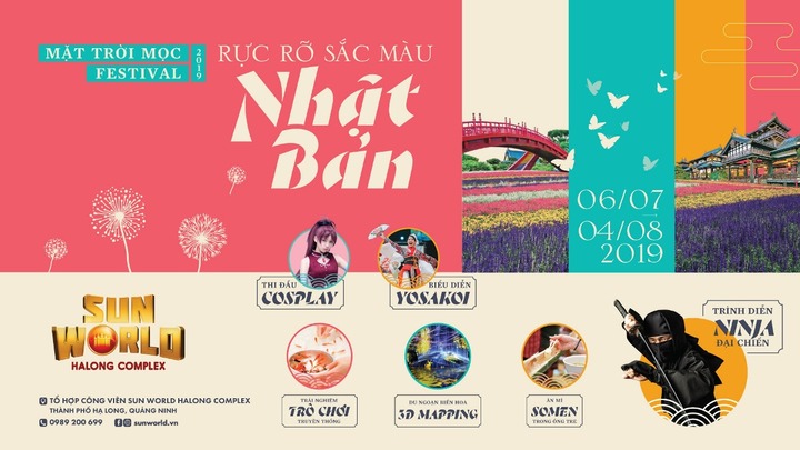 Rực rỡ sắc màu Nhật Bản trong 'Lễ hội Mặt trời mọc' ở Hạ Long tháng 7 này