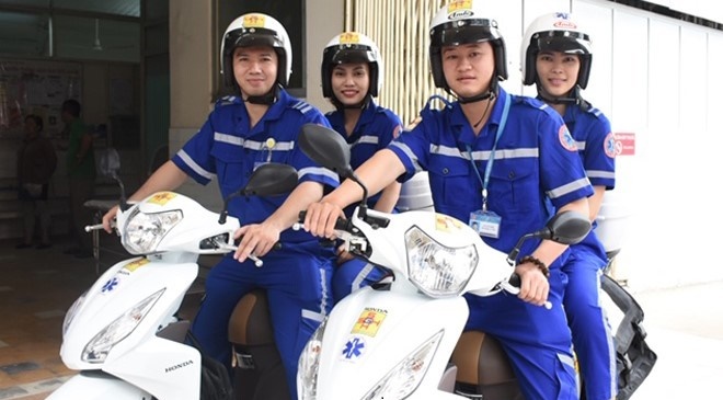 TP.HCM sẽ nhân rộng mô hình cấp cứu khẩn cấp bằng xe máy