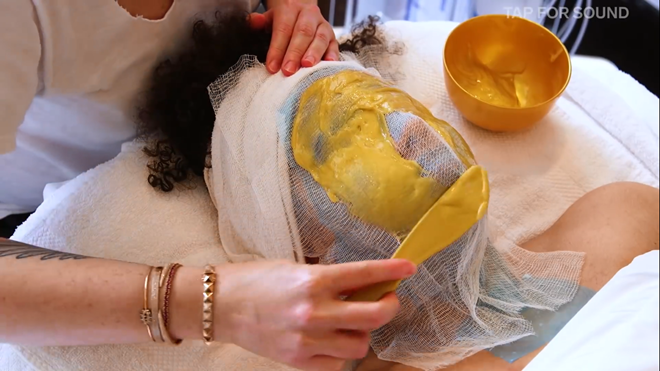 Dịch vụ đắp vàng trên da 325 USD/lượt dành cho siêu sao