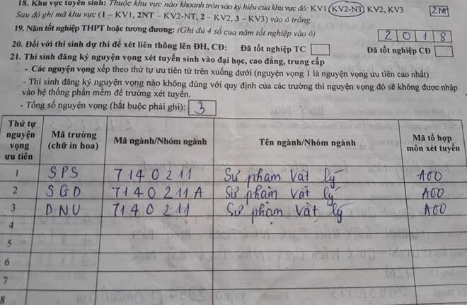 Bị trường đánh trượt 'oan', thí sinh quyết định học Đại học Sư phạm Hà Nội