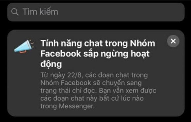 Tin đồn Facebook bỏ chat nhóm Messenger lan truyền ở Việt Nam
