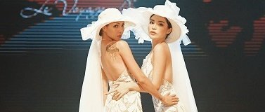 Mặc tin đồn yêu đồng giới, Kỳ Duyên - Minh Triệu tình tứ khi mặc áo cưới