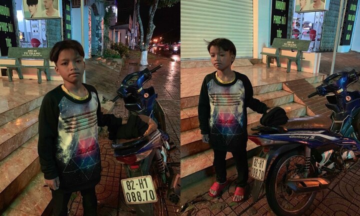 Tìm người thân bé trai 13 tuổi tự chạy xe máy vượt 300km từ Kon Tum đến Đắk Lắk