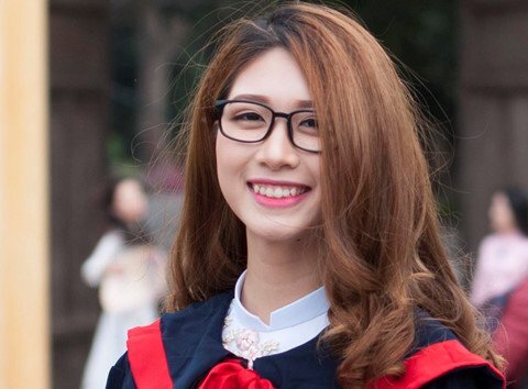 Ảnh: Nữ sinh Đại học Bách khoa Hà Nội tốt nghiệp loại giỏi, sắp du học Pháp