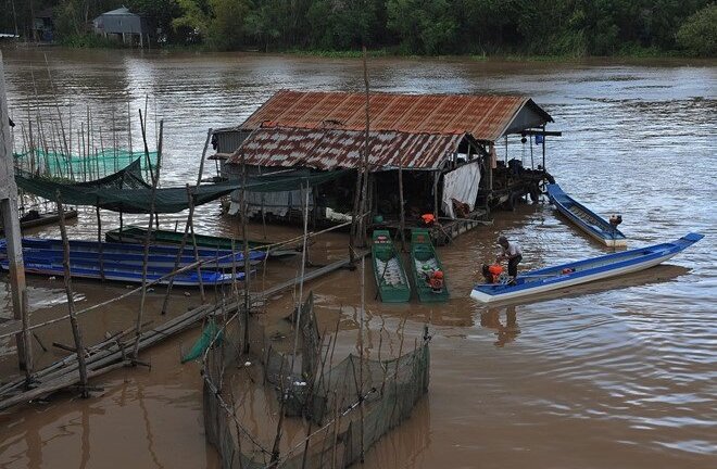 Lũ đầu nguồn sông Cửu Long tiếp tục lên