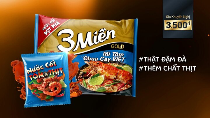 Mì 3 Miền dẫn đầu xu thế nước cốt
