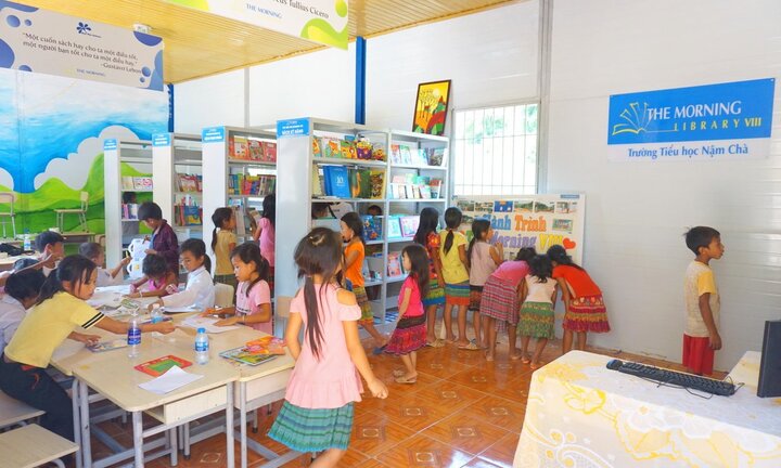 Xây thư viện, thắp sáng tương lai cho học trò nghèo vùng khó