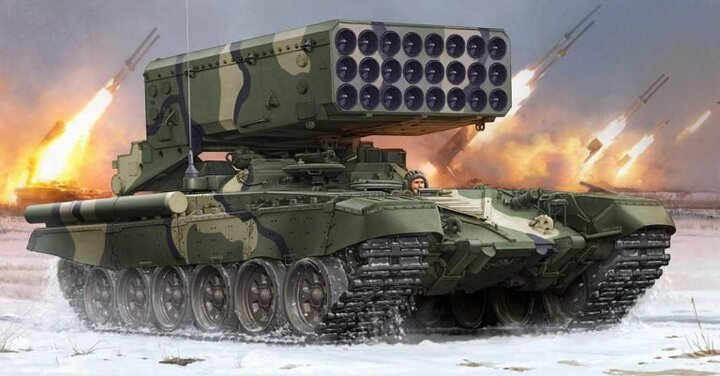 Video: Màn ‘phun lửa hủy diệt’ của hệ thống pháo phản lực hạng nặng TOS-1A