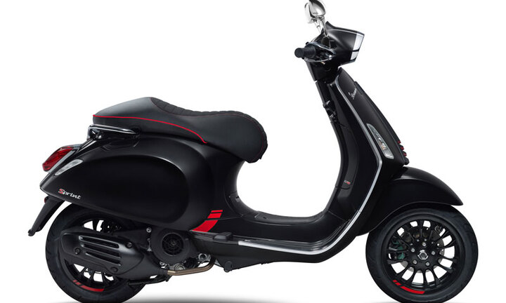 Chi tiết Vespa Sprint 150 Carbon 2019, giá hơn 100 triệu đồng
