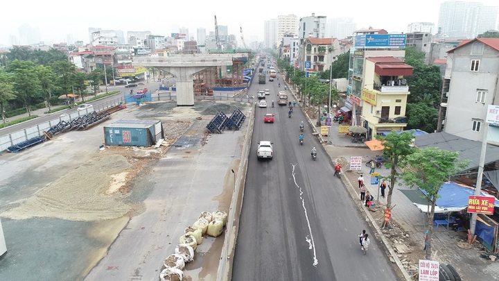 Cận cảnh con đường 3.100 tỷ sắp được thông xe ở Hà Nội