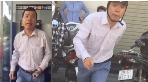 Bị nhắc nhở khi chen ngang rút tiền, kẻ côn đồ đánh tới tấp người phụ nữ lớn tuổi: 'Mày biết tao là ai không?'