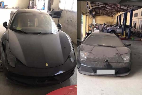 Xót xa 2 siêu xe phủ bụi của đại gia Hà Nội