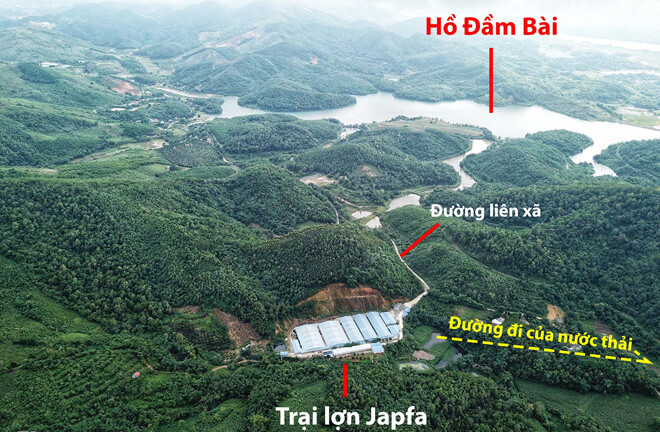 Nước thải từ trang trại lợn có chảy vào nhà máy nước sông Đà?