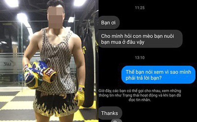 Nam thanh niên đáp lại cô gái hỏi mua mèo: 'Vì sao mình phải trả lời bạn' khiến dân mạng bức xúc