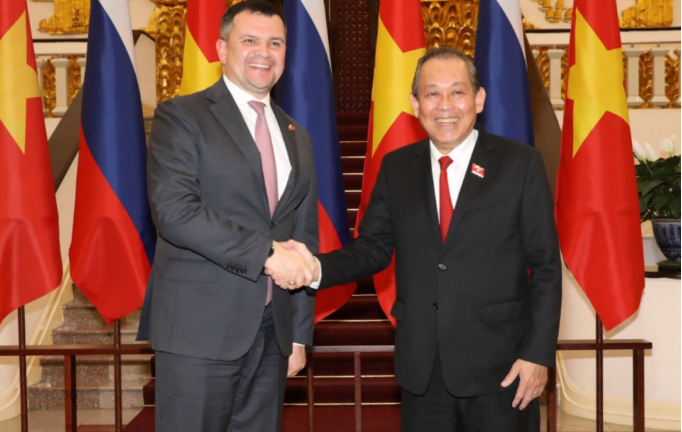 Phó Thủ tướng Trương Hòa Bình: Ủng hộ Nga mở rộng thăm dò, khai thác dầu khí tại thềm lục địa Việt Nam