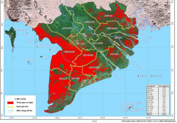Bộ TNMT bác tin TP.HCM và Đồng bằng sông Cửu Long sắp bị ‘'xóa sổ'