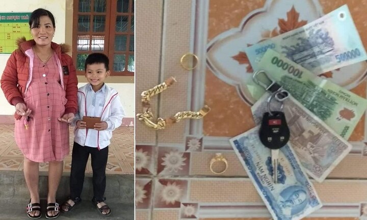 Nhặt được ví tiền trị giá 20 triệu đồng, học sinh lớp 3 trả lại người đánh rơi