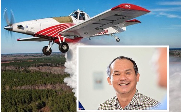 Chơi sang, bầu Đức mua máy bay 1,3 triệu USD để...làm đồng