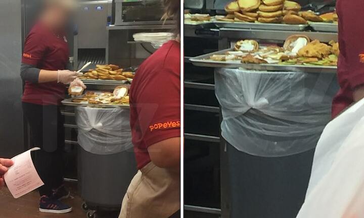 Hình ảnh bẩn kinh hoàng tại nhà hàng bán đồ ăn nhanh