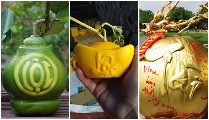 5 loại quả khắc chữ hút khách dịp Tết Nguyên đán