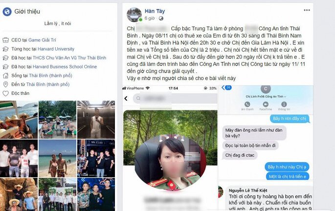 Người nhà nữ trung tá công an ‘bùng’ tiền thuê xe xin lỗi tài xế, nhận trả nợ thay