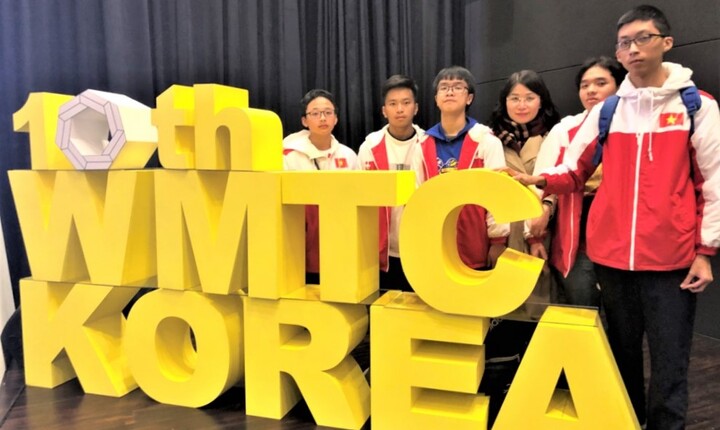 THCS Cầu Giấy ghi dấu ấn đậm nét trong kỳ thi vô địch các đội tuyển Toán thế giới