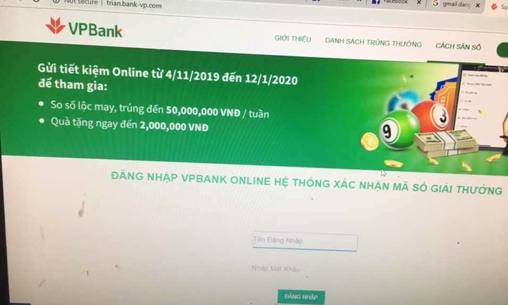 VPBank lên tiếng về website giả mạo, 'móc túi' khách hàng