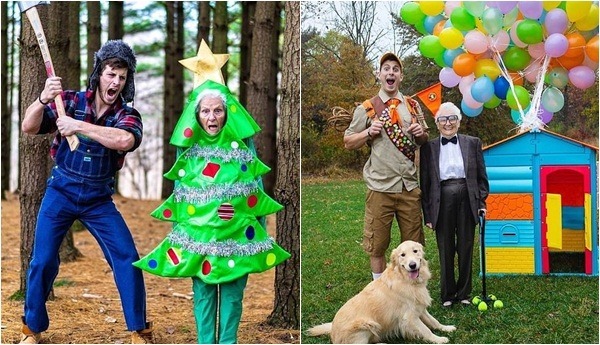 Cụ bà 93 tuổi và cháu trai gây bão mạng xã hội với loạt ảnh 'cosplay' dễ thương