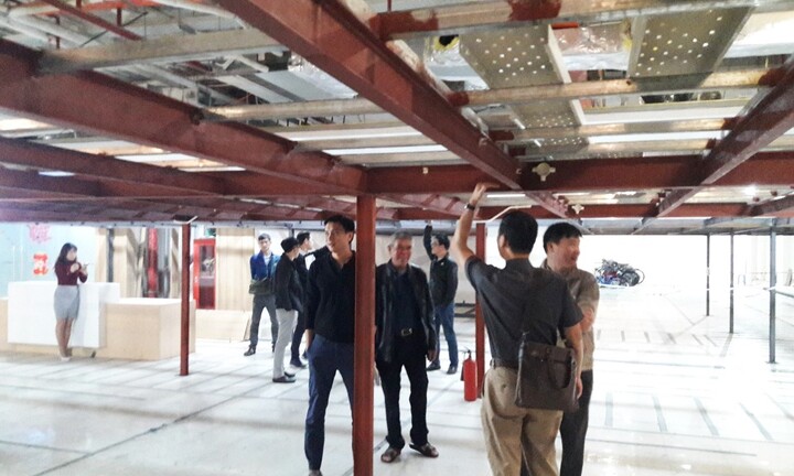 Bãi đỗ xe hai tầng của chung cư F.Home bị nghi thiếu an toàn, Đà Nẵng tạm dừng thi công