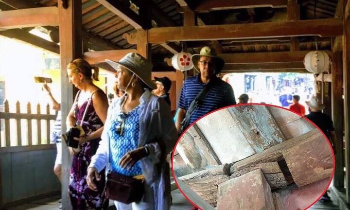 Ảnh: Di tích 400 tuổi ở Hội An nứt nẻ, rệu rã vẫn ‘gánh’ hàng nghìn lượt khách mỗi ngày