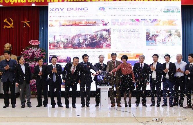 Báo Xây dựng ra mắt phiên bản điện tử tiếng Anh và giao diện mới