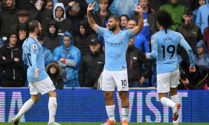Tân binh khai hỏa, Man City trút mưa bàn thắng vào lưới Cardiff