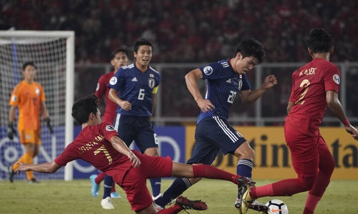 Thua U19 Nhật Bản, U19 Indonesia tan mộng dự World Cup U20