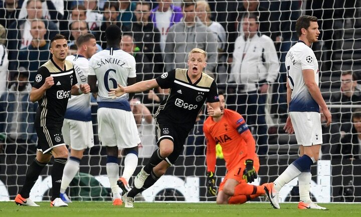 Thắng tối thiểu Tottenham, Ajax tiến gần chung kết Cúp C1