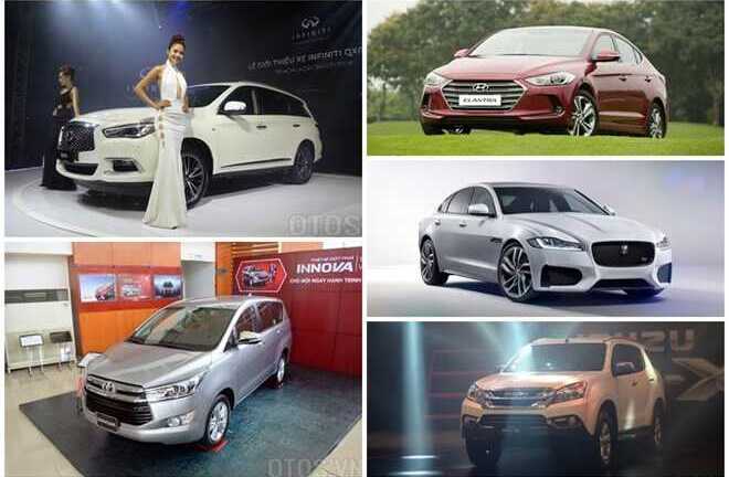 Nhiều mẫu ôtô mới ra mắt ở Việt Nam trong tháng 7