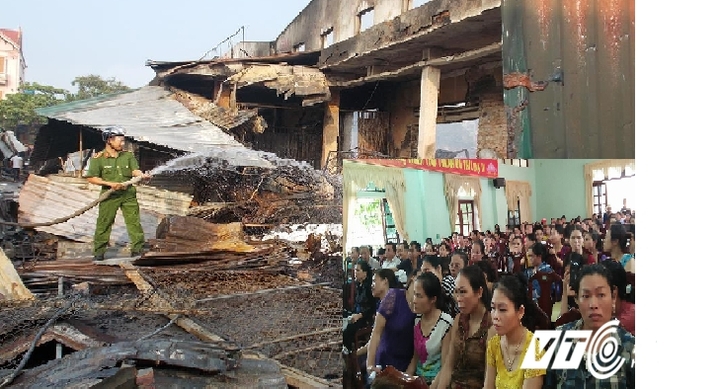 Cháy chợ Sơn ở Hà Tĩnh: Hàng trăm tiểu thương đề nghị xây chợ tạm kinh doanh