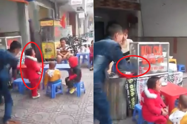 Truy tìm 'ông bố nhặt rác' đánh con gái chốn đông người