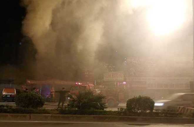 Cửa hàng sửa xe máy bốc cháy ngùn ngụt rạng sáng mùng 1 Tết