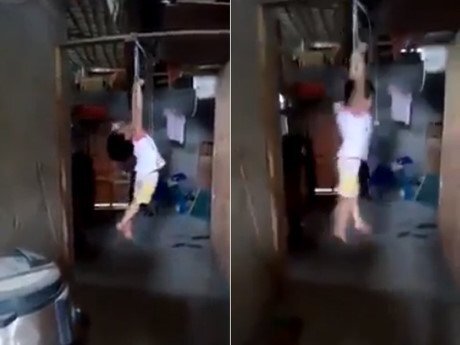 Đã tìm ra kẻ cột tay cháu bé, treo lơ lửng trên xà nhà gây phẫn nộ