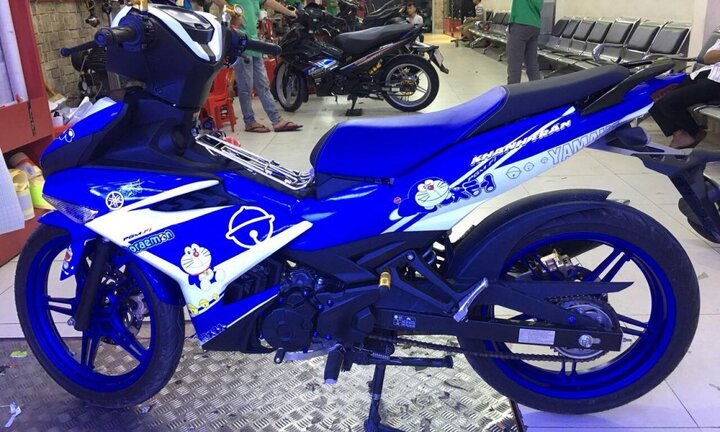 'Tín đồ' của Doraemon quyết độ lại vỏ xe Yamaha Exciter 150