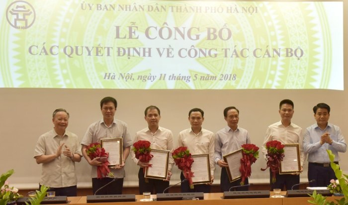 Hà Nội điều động, bổ nhiệm 5 Phó Giám đốc Sở và Ban Quản lý dự án