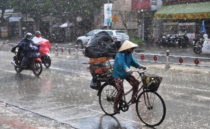 Thời tiết ngày 11/6: Bắc Bộ mưa rào và dông ngày đầu tuần