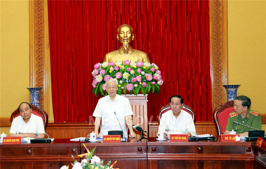 Tổng Bí thư chỉ đạo sắp xếp bộ máy, nhân sự công an